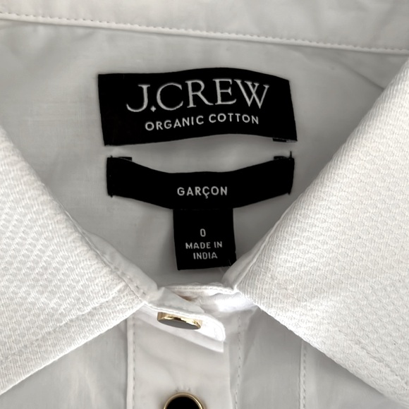 J. Crew Garçon Tuxedo Cotton Poplin Shirt - Picture 14 of 16